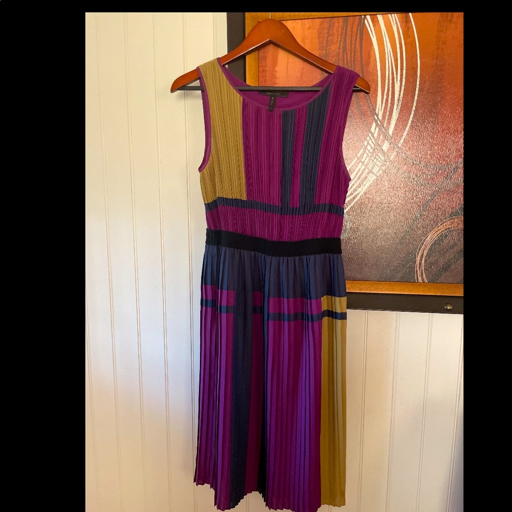 BCBG Maxazria Pleated Dress